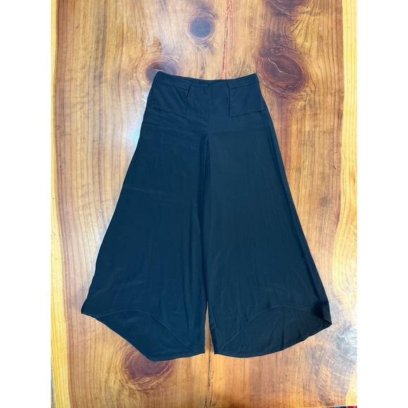 Emporio Armani Pants - Emporio Armani Women's Culotte Pants 38 Wide leg Silk Designer Acetate Crop OO23